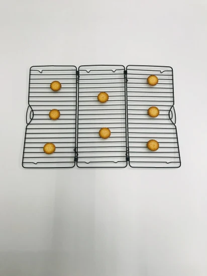 Grille de refroidissement en fil de gâteau en acier inoxydable de 11 x 16 pouces