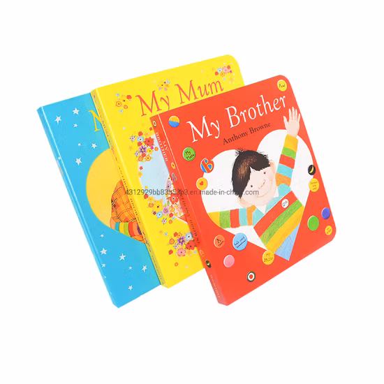 Usine professionnelle carton épais de haute qualité coin rond anglais coloré histoire enfants conseil impression de livre