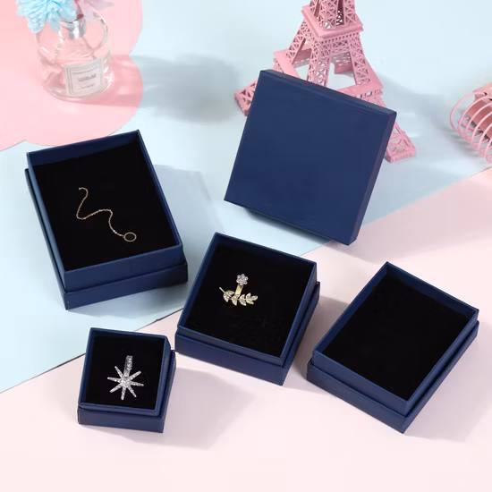 Boîte-cadeau de bijoux d'extension de cheveux d'emballage de cadeau de luxe de Pardboard rose fait sur commande