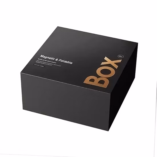 Pliable Carton Cosmétiques Maquillage Bijoux Vêtements Papier Magnétique Boîte D'emballage Cadeau pour Montre Fête De Mariage Festival Emballage Cadeau avec Ruban